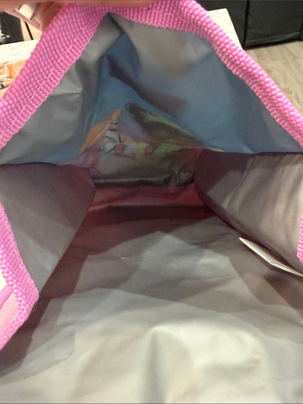 Disney Pink Princess Backpack Water Bottle Keychain and Lunch Bag - Picture 11 of 12